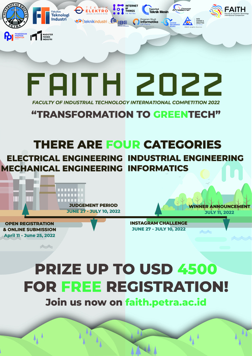 <Fwd> Online Competition in Engineering: FAITH 2022 from Petra Christian UniversityImage